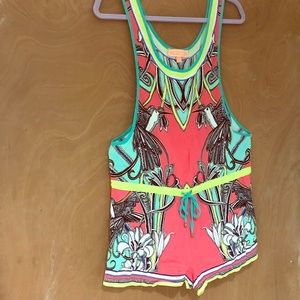 Vibrant Colorful Summer Romper